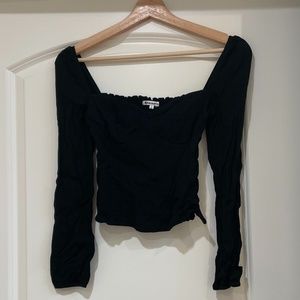 Reformation Reign Top Black Size XS